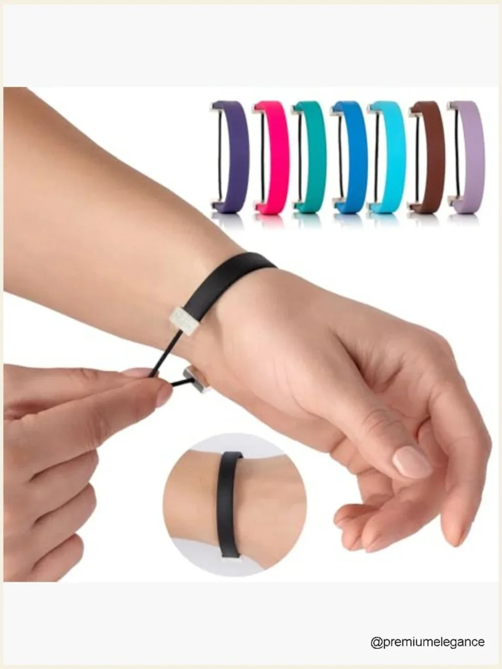 Anxiety Relief Snap Bracelet, Stress Reduction, Positive Focus, Handmade